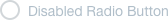 radio button disable state