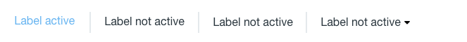 not bordered tabs