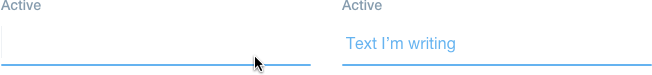 default active state