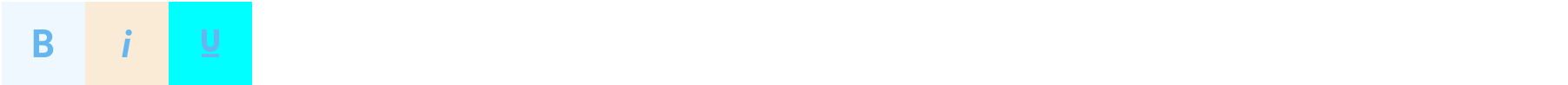 toolbar layout example with three fields