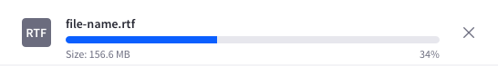 file upload list row upload state