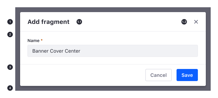 modal window parts