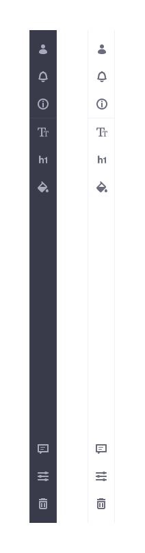 Stack areas in a Vertical Bar