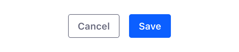two buttons of same height in a row