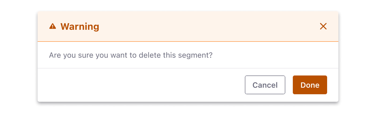 default label