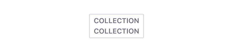 default label with 2 lines of text