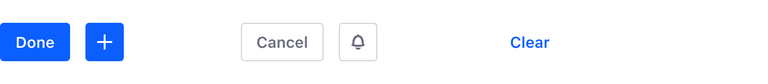 set of three button types in default state