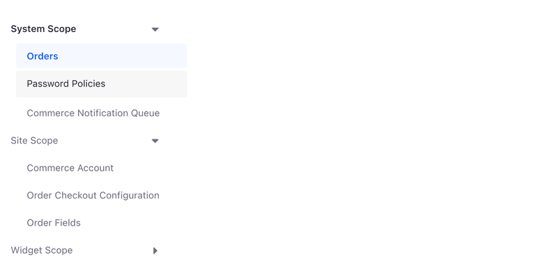 vertical navigation component